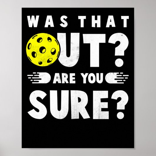 Pickleball Phrase Gezegde: Poster (Voorkant)