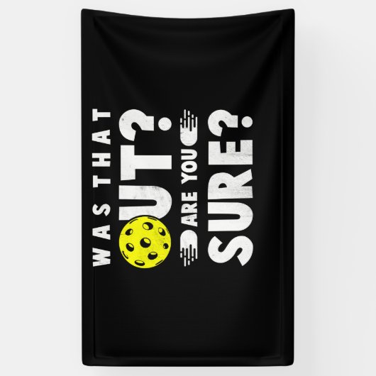 Pickleball Phrase Gezegde: Spandoek (Verticaal)