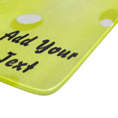 Pickleball Pickle Ball Yellow Customaliz Snijplank (Hoek)