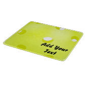 Pickleball Pickle Ball Yellow Customaliz Snijplank (Hoek)