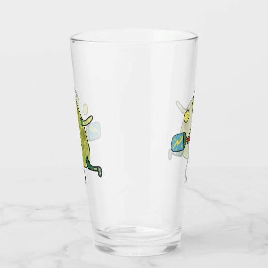 Pickleball Pickle Glas (Rechts)