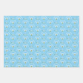 Pickleball Pickle Martini Grappig Dink Blauw Inpakpapier Vel (Voorkant)