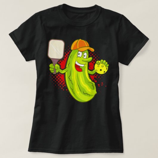 Pickleball Pickle Paddle Funny Humor Sports 543 T-shirt (Design voorkant)