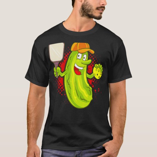 Pickleball Pickle Paddle Funny Humor Sports T-shirt (Voorkant)
