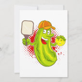 Pickleball Pickle Player Kaart (Voorkant)