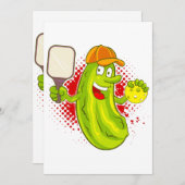 Pickleball Pickle Player Kaart (Voorkant / Achterkant)