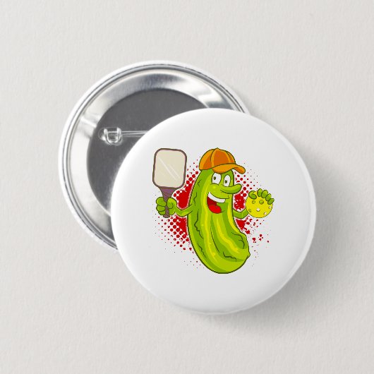 Pickleball Pickle Player Ronde Button 5,7 Cm (Voorkant /achterkant)