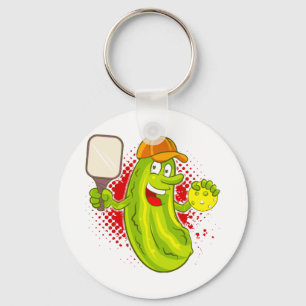 Pickleball Pickle Player Sleutelhanger