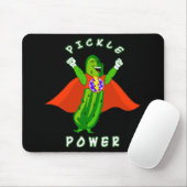 Pickleball Pickle Power Super Hero Muismat (Met muis)