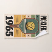 Pickleball Pickleball 1965 Paddle Graphic Handdoek (Handdoek)