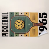 Pickleball Pickleball 1965  Paddle Graphic Strandlaken (Voorkant)