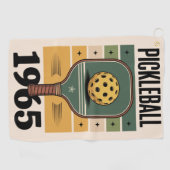 Pickleball Pickleball 1965  Paddle Sports Golfhanddoek (Horizontaal)