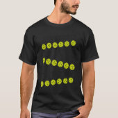 Pickleball Pickleball is net als een strakke tape  T-shirt (Voorkant)