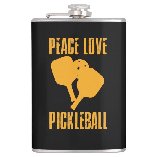Pickleball Pickleball Player Gift Heupfles (Voorkant)