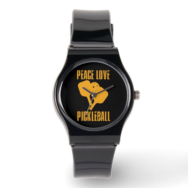 Pickleball Pickleball Player Gift Horloge (Voorkant)