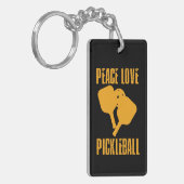 Pickleball Pickleball Player Gift Sleutelhanger (Voorkant Links)