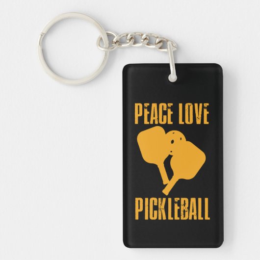 Pickleball Pickleball Player Gift Sleutelhanger (Voorkant)