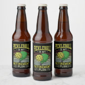 Pickleball - Pickleball Retirement Bier Etiket (Flessen)
