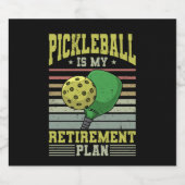 Pickleball - Pickleball Retirement Bier Etiket (Enkel label)