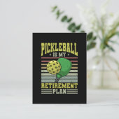 Pickleball - Pickleball Retirement Briefkaart (Staand voorkant)