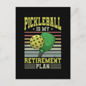 Pickleball - Pickleball Retirement Briefkaart (Voorkant)
