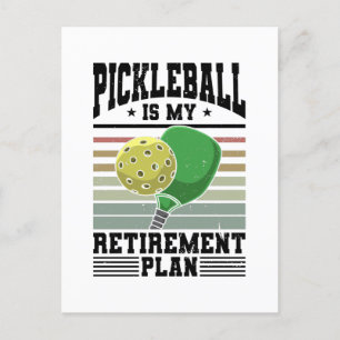 Pickleball - Pickleball Retirement Briefkaart