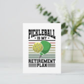 Pickleball - Pickleball Retirement Briefkaart (Staand voorkant)