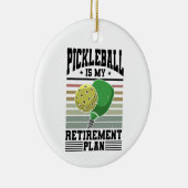 Pickleball - Pickleball Retirement Keramisch Ornament (Rechts)