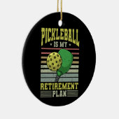 Pickleball - Pickleball Retirement Keramisch Ornament (Rechts)