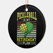 Pickleball - Pickleball Retirement Keramisch Ornament (Links)