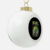 Pickleball - Pickleball Retirement Keramische Bal Ornament (Links)