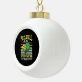 Pickleball - Pickleball Retirement Keramische Bal Ornament (Rechts)