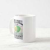Pickleball - Pickleball Retirement Koffiemok (Voorkant links)