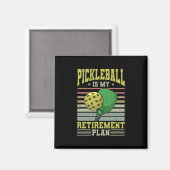 Pickleball - Pickleball Retirement Magneet (Voorkant / Achterkant)