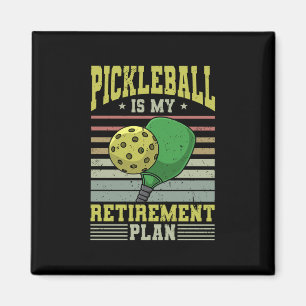 Pickleball - Pickleball Retirement Magneet