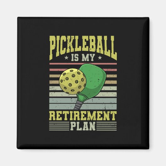 Pickleball - Pickleball Retirement Magneet (Voorkant)