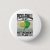 Pickleball - Pickleball Retirement Ronde Button 3,2 Cm (Voorkant)
