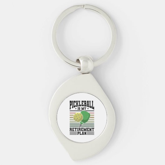 Pickleball - Pickleball Retirement Sleutelhanger (Voorkant)