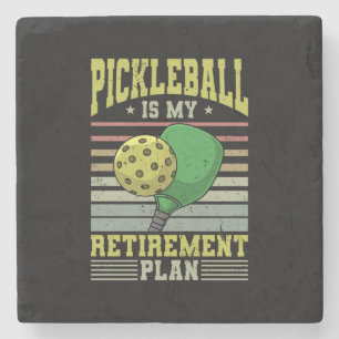 Pickleball - Pickleball Retirement Stenen Onderzetter