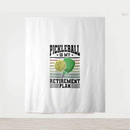 Pickleball - Pickleball Retirement Wandkleed (Voorkant)