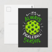 Pickleball - Pickleball Season Briefkaart (Voorkant / Achterkant)