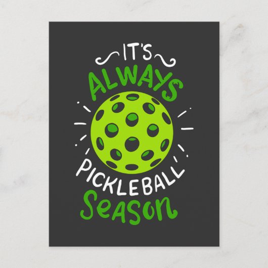 Pickleball - Pickleball Season Briefkaart (Voorkant)