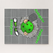 Pickleball Picklejuice Halloween Film Geïnspireerd Legpuzzel (Horizontaal)