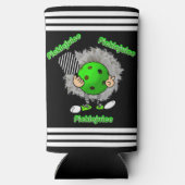 Pickleball Picklejuice Halloween Film Geïnspireerd Seltzer Blikjeskoeler (Achterkant)