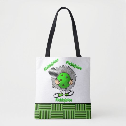 Pickleball Picklejuice Halloween Film Geïnspireerd Tote Bag (Voorkant)
