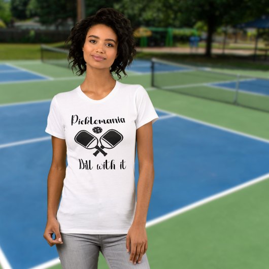 Pickleball Picklemania Dill Met Het Grappig Pun T-shirt