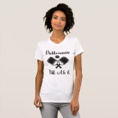 Pickleball Picklemania Dill Met Het Grappig Pun T-shirt (Voorkant volledig)