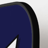 Pickleball PickleManiac Grappige Comic Blauw Pickleball Paddle (Links Detail)