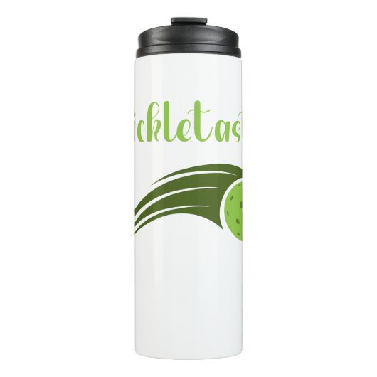 Pickleball Pickletastic elegante woordspeling Thermosbeker (Voorkant)