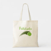 Pickleball Pickletastic elegante woordspeling Tote Bag (Achterkant)